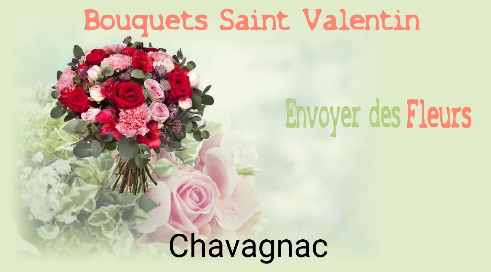 Roses de Saint-Valentin livrées à Chavagnac